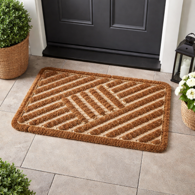 Gratte pied Paillasson coco grille