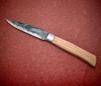 Couteau pliant acier brut 19 cm