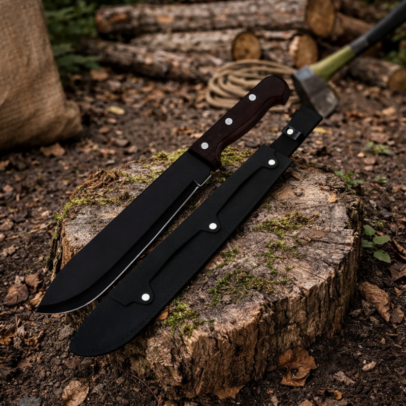 Machette avec étui