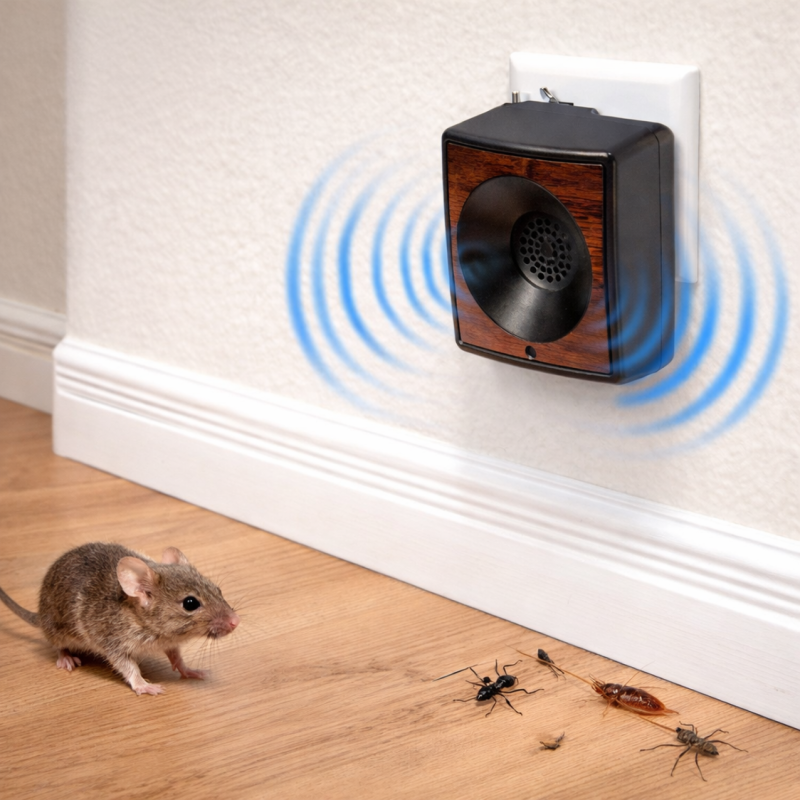 Repousseur ultrasons contre rats souris et insectes