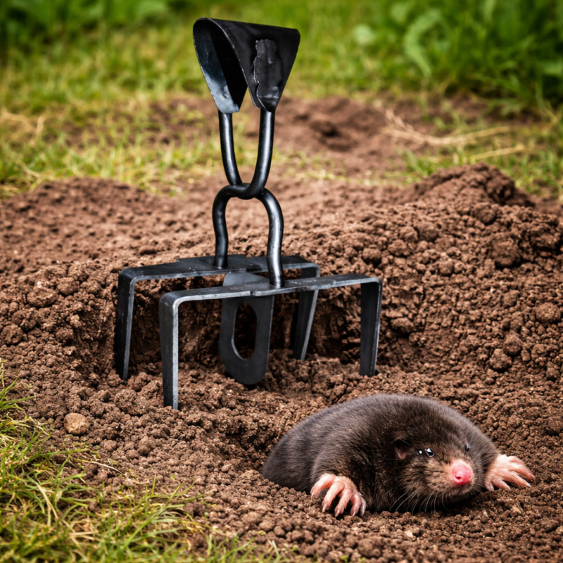 Piège à taupes double rives Lucifer