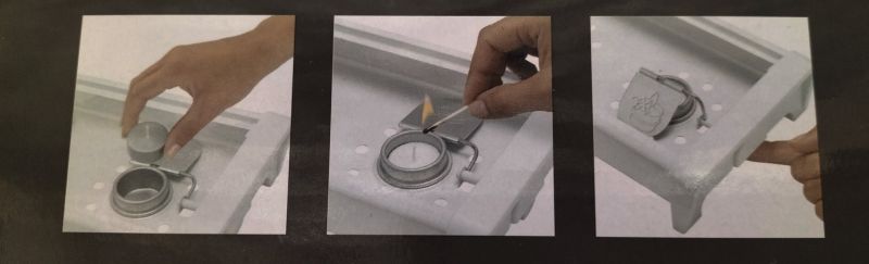 Chauffe Plat avec bougie