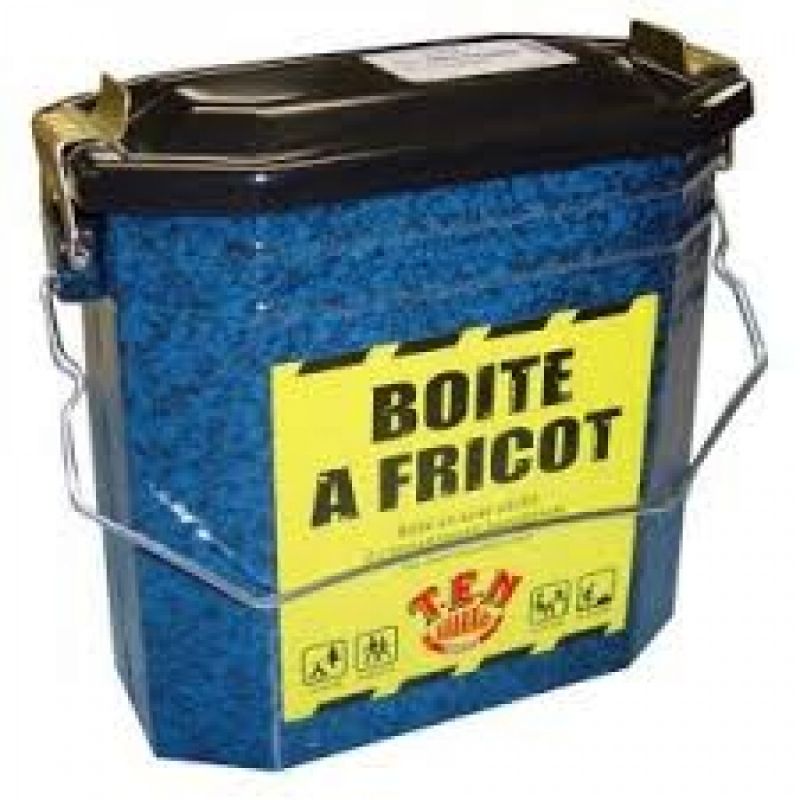 Boite à fricot en acier émaillé