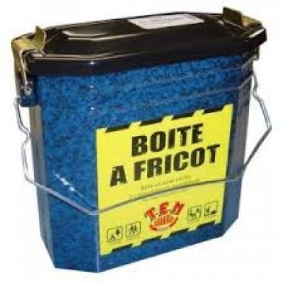Boite à fricot en acier émaillé