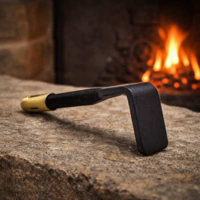 Patte de fixation plaque de cheminée ou autres