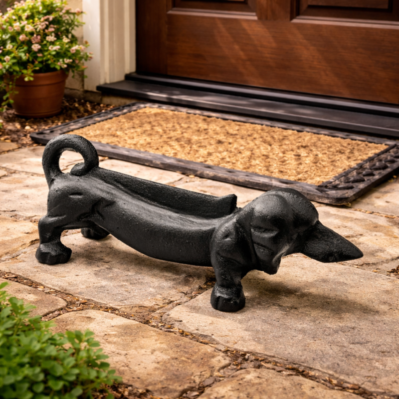 Gratte pied en fonte Teckel