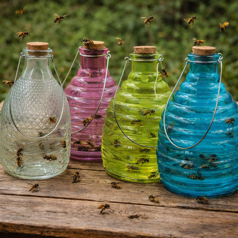 Piège à guêpes en verre