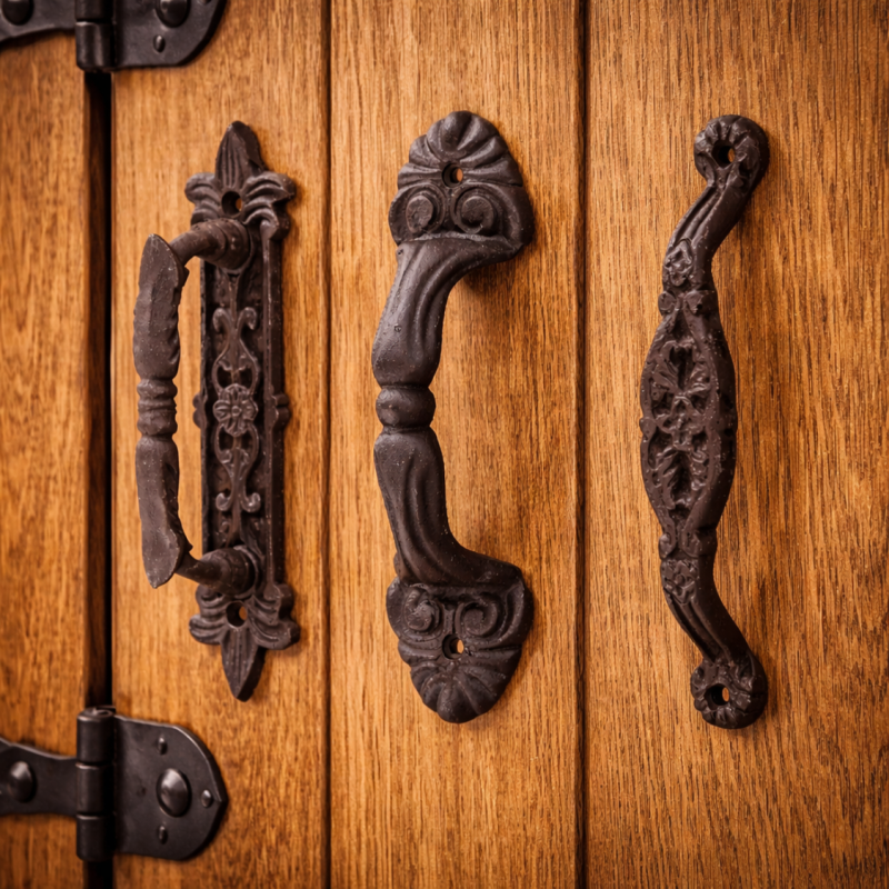 Poignée Porte en fonte