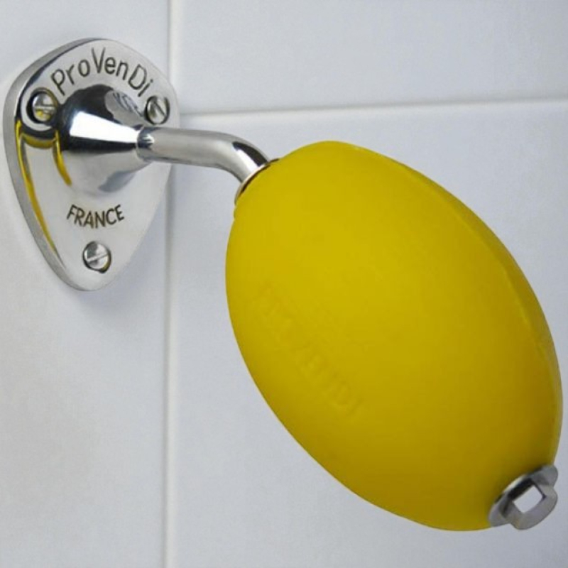 Support Savon mural à vis avec Savon Citron
