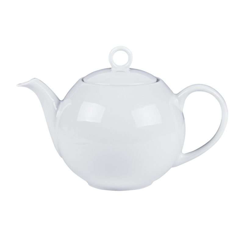 Theiere ALASKA blanche 1,2L en porcelaine