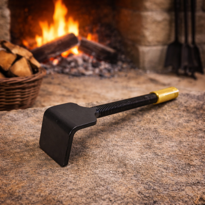 Patte de fixation plaque large de cheminée ou autres