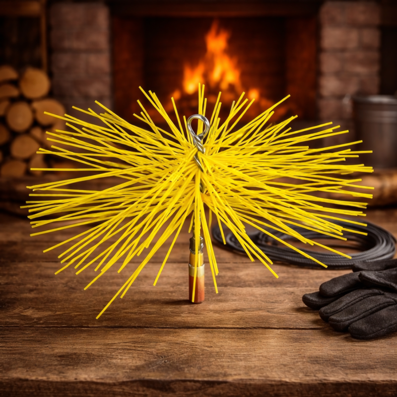 Herisson ramonage nylon rond