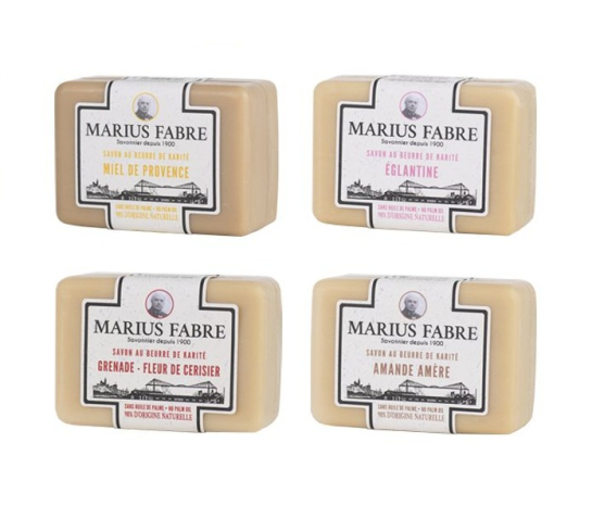 Savon au beurre de karité parfumé Marius Fabre 100g